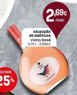 Intermarché Selecção de enofilos vinho rosé promoção