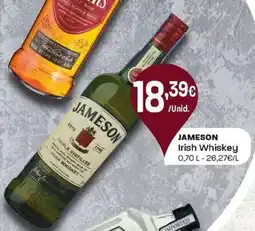 Intermarché Jameson irish whiskey promoção
