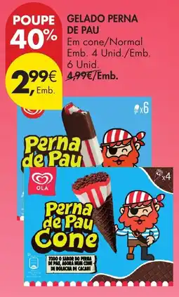 Pingo Doce Perna de Pau Cone promoção