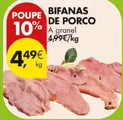 Pingo Doce Bifanas de porco promoção