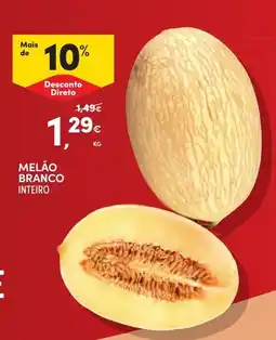 Continente melão branco inteiro promoção