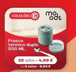 Continente Frasco térmico duplo moods. promoção