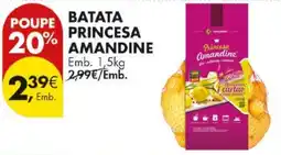 Pingo Doce batata princesa amandine promoção