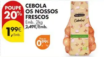 Pingo Doce cebola os nossos frescos promoção