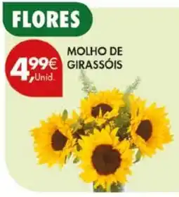 Pingo Doce Flores molho de girassóis promoção
