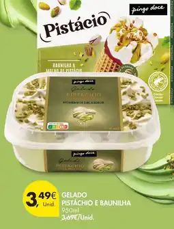 Pingo Doce Pingo doce gelado pistáchio e baunilha momentos deliciosos promoção