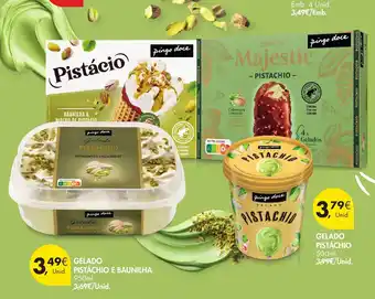 Pingo Doce Gelado pistáchio e baunilha promoção