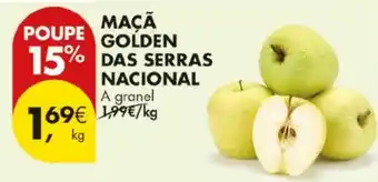 Pingo Doce Maçã golden das serras nacional promoção