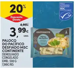 Continente paloco do pacifico desfiado msc continente promoção