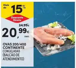 Continente Ovas 200/400 continente promoção