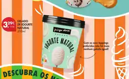 Pingo Doce pingo doce gelado iogurte natural promoção