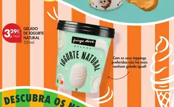 Pingo Doce pingo doce gelado iogurte natural promoção