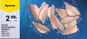 Continente Filete de dourada/robalo fresco promoção