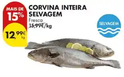 Pingo Doce Corvina inteira selvagem promoção