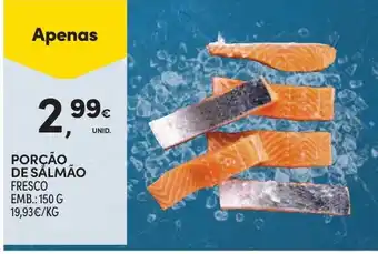 Continente Porção de salmão fresco promoção