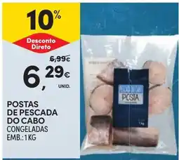 Continente Postas de Pescada do Cabo promoção