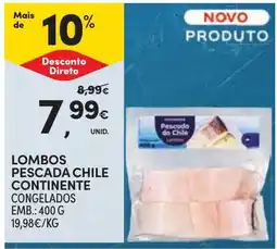 Continente lombos pescada do chile continente promoção