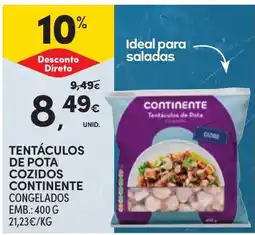 Continente tentáculos de pota cozidos continente promoção