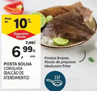 Continente Posta solha congelada promoção