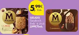 Pingo Doce magnum gelado sandwich promoção