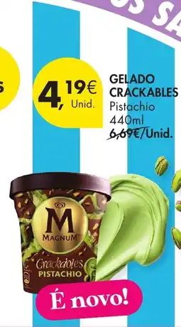 Pingo Doce magnum crackadotes pistachio promoção