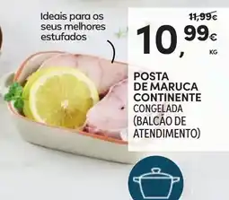 Continente Posta de maruca continente congelada promoção