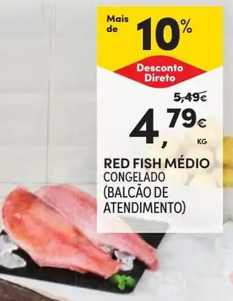 Continente Red fish médio promoção