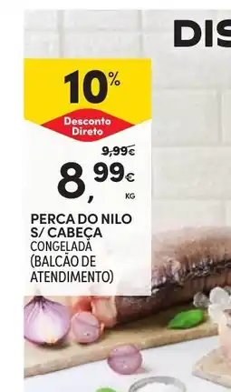 Continente Perca do nilo s/ cabeça congelada promoção
