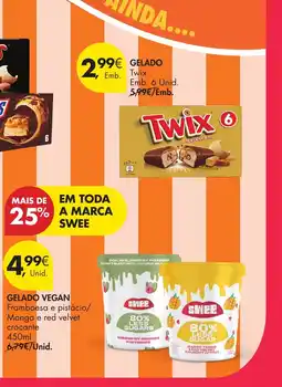 Pingo Doce Gelado Twix promoção