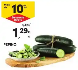 Continente Pepino promoção