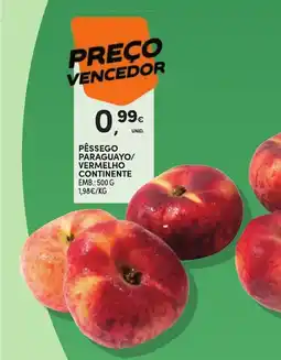 Continente Pêssego paraguayo/vermelho continente promoção