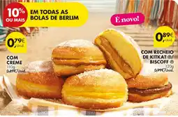 Pingo Doce Bolas de berlim com creme promoção