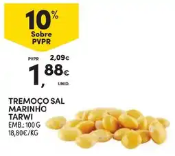 Continente Tremoço sal marinho tarwi promoção