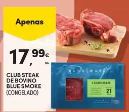 Continente Club steak de bovino blue smoke promoção