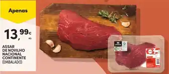 Continente Assar de novilho nacional continente promoção