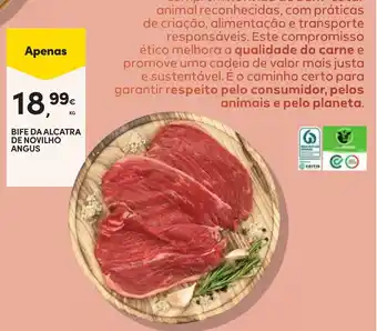 Continente Bife da alcatra de novilho angus promoção