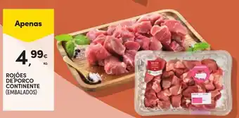 Continente Rojões de porco continente promoção