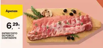 Continente Entrecosto de porco continente promoção