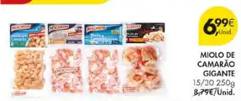 Pingo Doce miolo de camarão gigante promoção