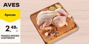 Continente Frango inteiro continente promoção
