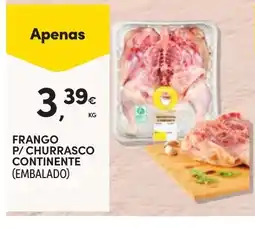 Continente Frango p/ churrasco continente (embalado) promoção