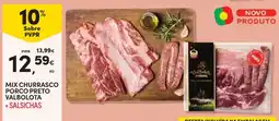 Continente Mix churrasco porco preto valbolota + salsichas promoção