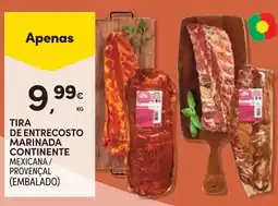 Continente Tira de entrecosto marinada continente mexicana/provençal (embalado) promoção