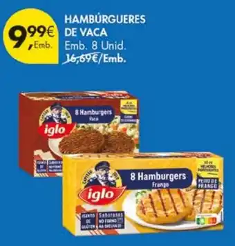 Pingo Doce Hambúrgueres de vaca iglo promoção