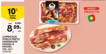 Continente Caprichos porco preto marinados migue & migue promoção