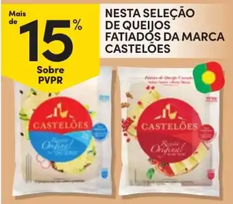 Continente Queijos fatiados da marca castelões promoção