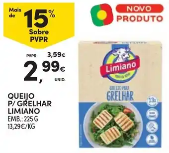 Continente Queijo p/ grelhar limiano promoção