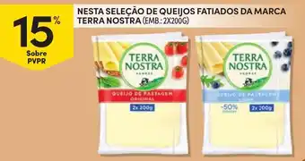 Continente queijo de pastagem terra nostra promoção