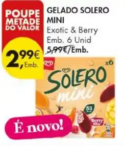 Pingo Doce gelado solero mini promoção