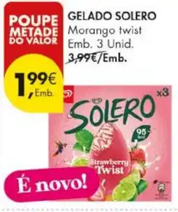 Pingo Doce Gelado solero morango twist promoção
